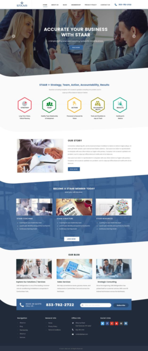 Web Design by Stranger Designer for this project | Design #19905725