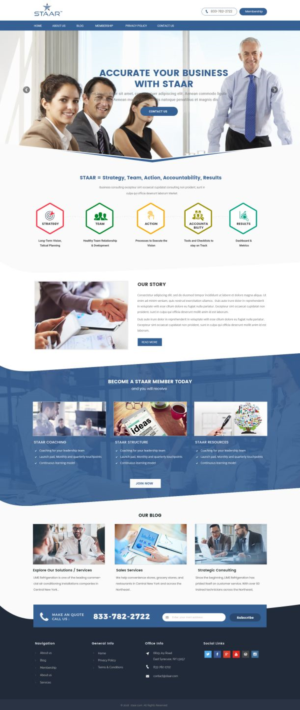 STAAR Systems website | Web Design by WebPixel
