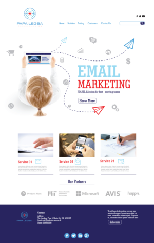 Web Design by ColorDrops for Papa Legba Technologies | Design: #19905065