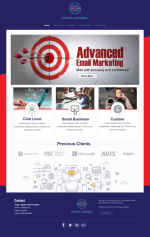 Web Design by ColorDrops for Papa Legba Technologies | Design: #20634241