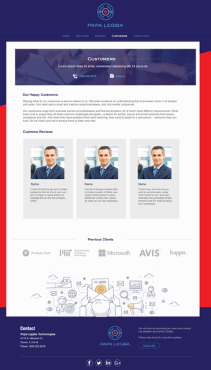 Web Design par AIDANS STUDIO pour Papa Legba Technologies | Design #20741724