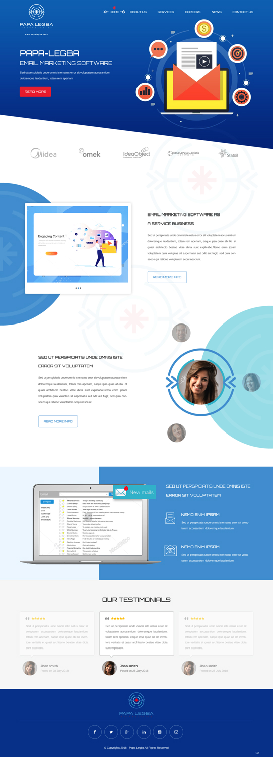 Web Design by pb for Papa Legba Technologies | Design #19901520