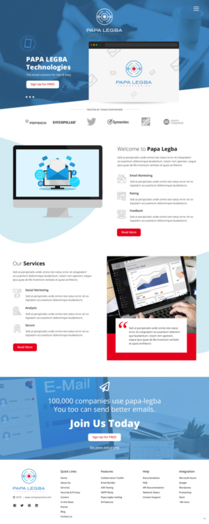 Web Design by pb for Papa Legba Technologies | Design: #19901528