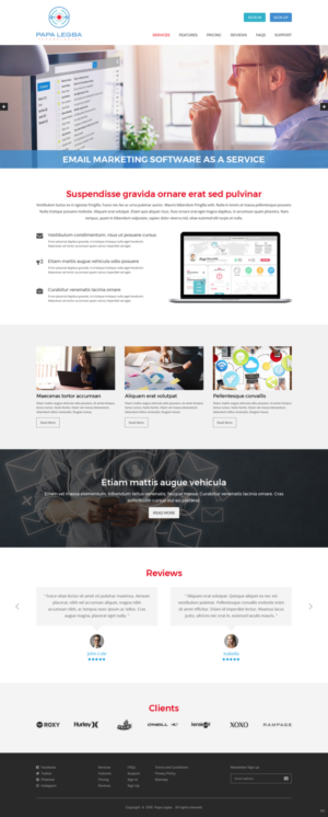 Web Design by pb for Papa Legba Technologies | Design: #19901529
