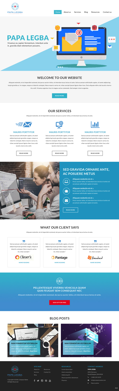 Web Design par pb pour Papa Legba Technologies | Design #19901543