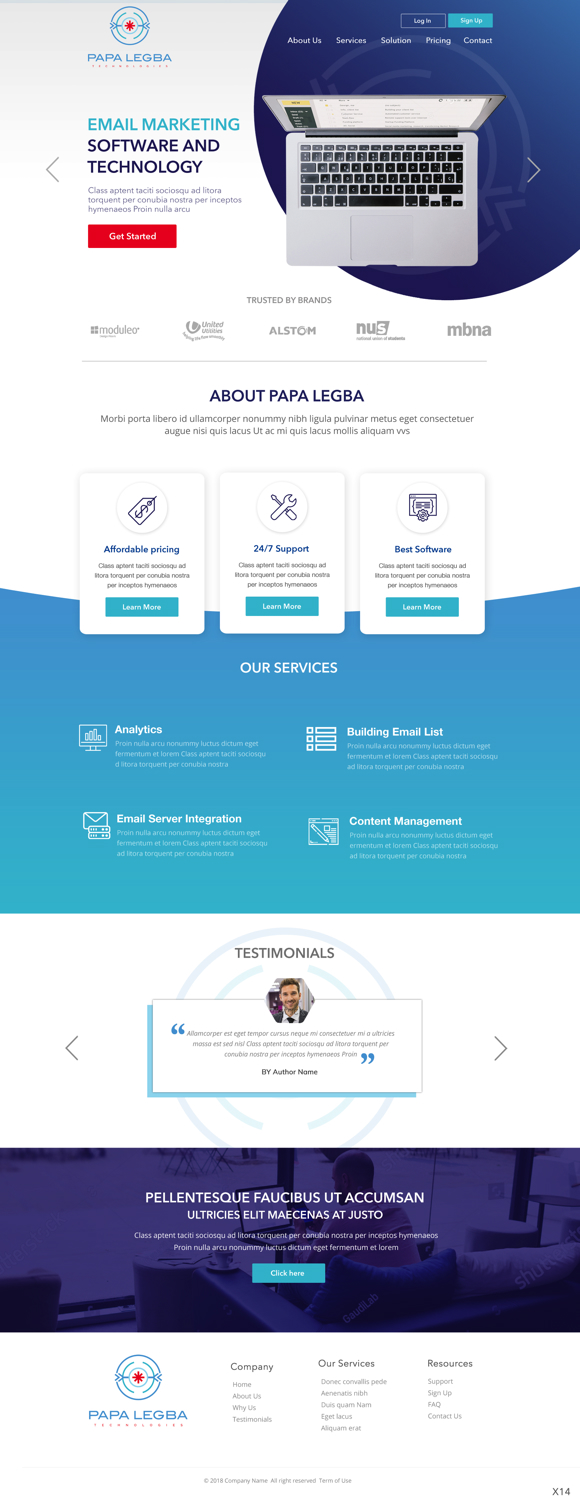 Web Design par pb pour Papa Legba Technologies | Design #19901544