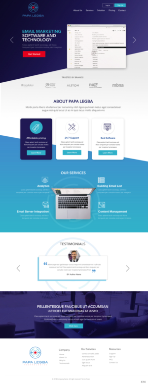 Web Design by pb for Papa Legba Technologies | Design: #19901546