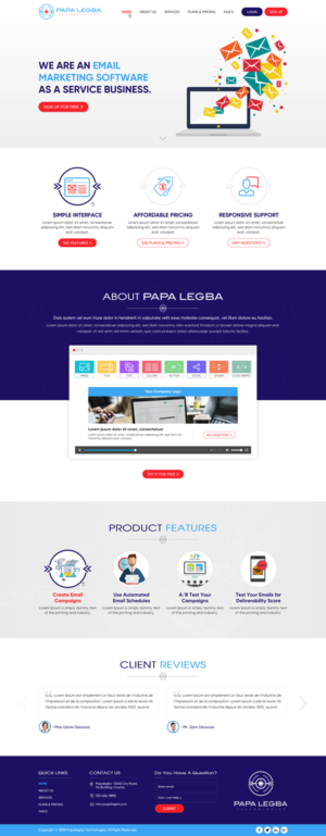 Papa Legba Technologies Web Site | Web Design by Sbss