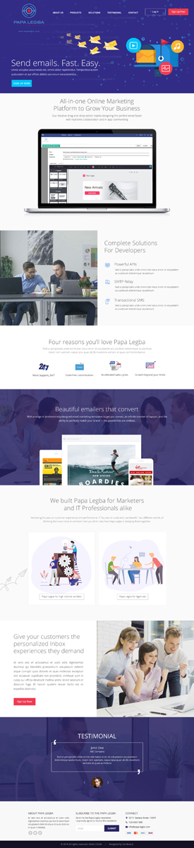 Web Design par Da Miracle pour Papa Legba Technologies | Design #19940753