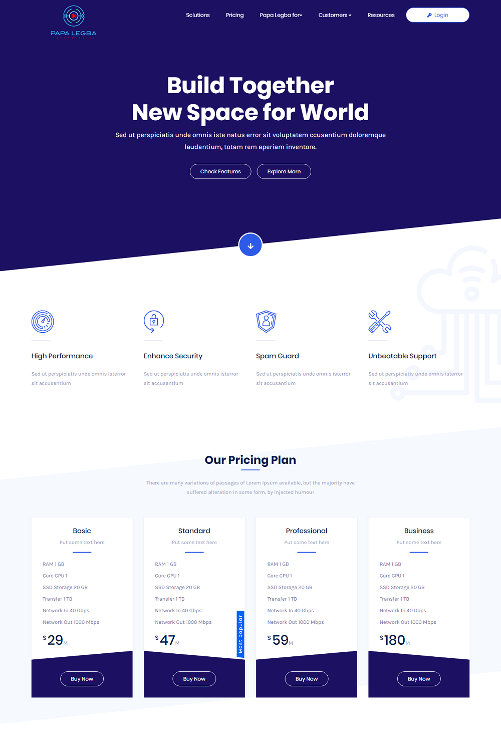 Web Design by GSTech for Papa Legba Technologies | Design #19902620