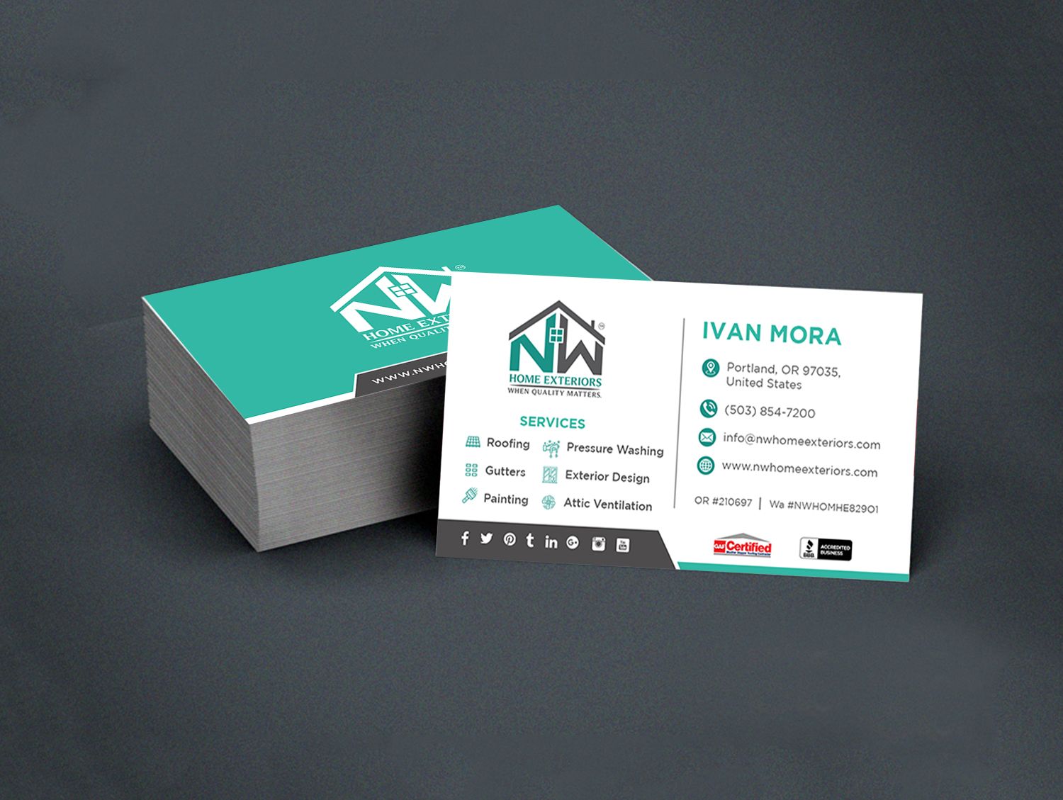 Business Card Design by debdesign for this project | Design #19927939