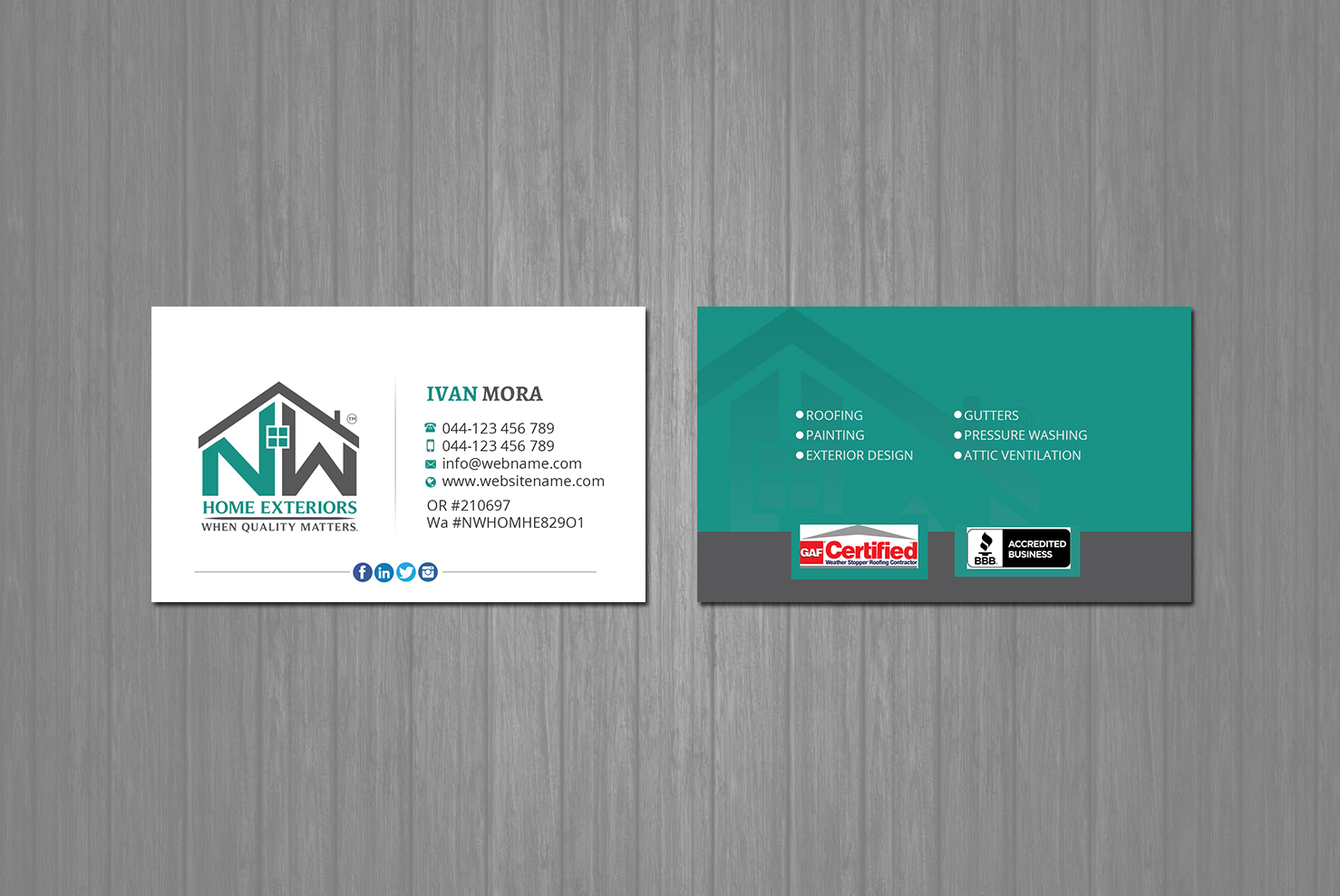 Business Card Design by Creations Box 2015 for this project | Design #19918988