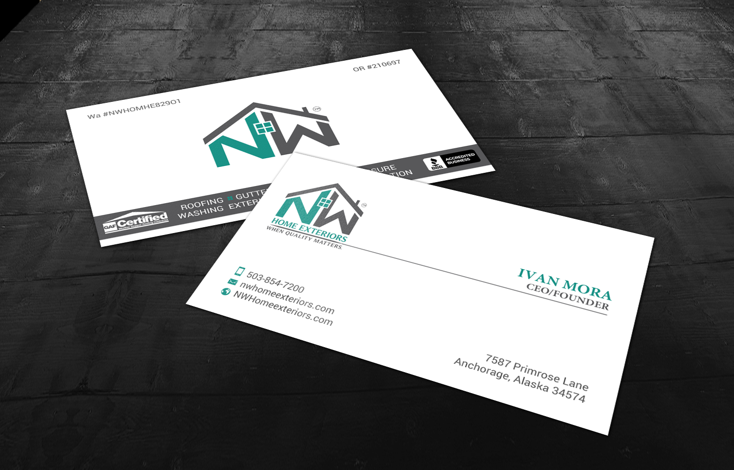 Diseño de Tarjeta de Presentación por chandrayaan.creative para este proyecto | Diseño #19897046