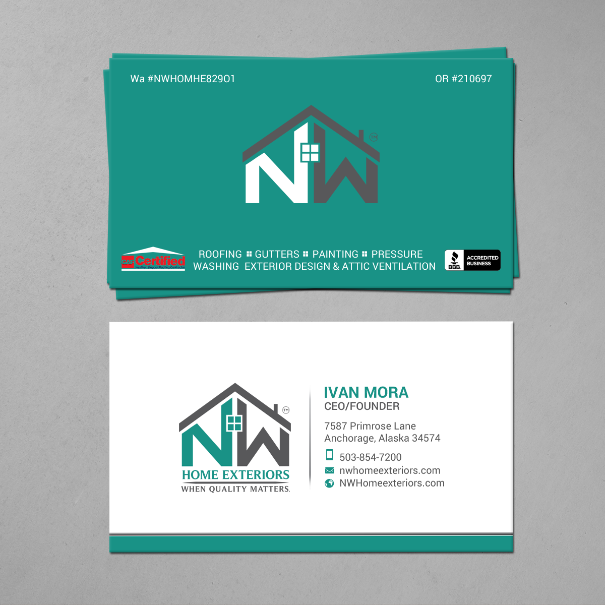 Diseño de Tarjeta de Presentación por chandrayaan.creative para este proyecto | Diseño #19897123