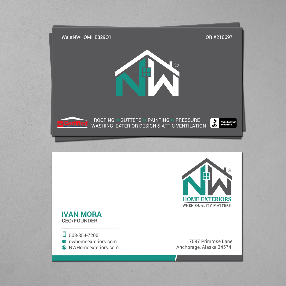 Diseño de Tarjeta de Presentación por chandrayaan.creative para este proyecto | Diseño #19897127