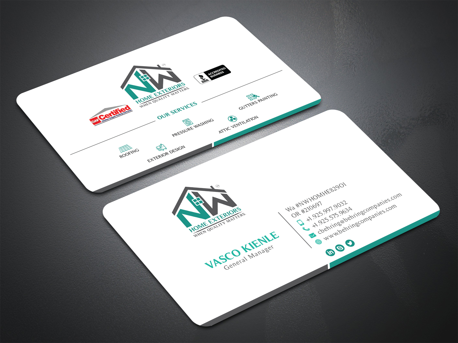 Business Card Design by Bold Pixels for this project | Design #19921745