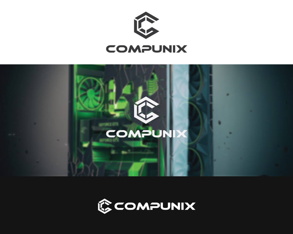 Logo Design by Deep Night for Compunix | Design #19898031