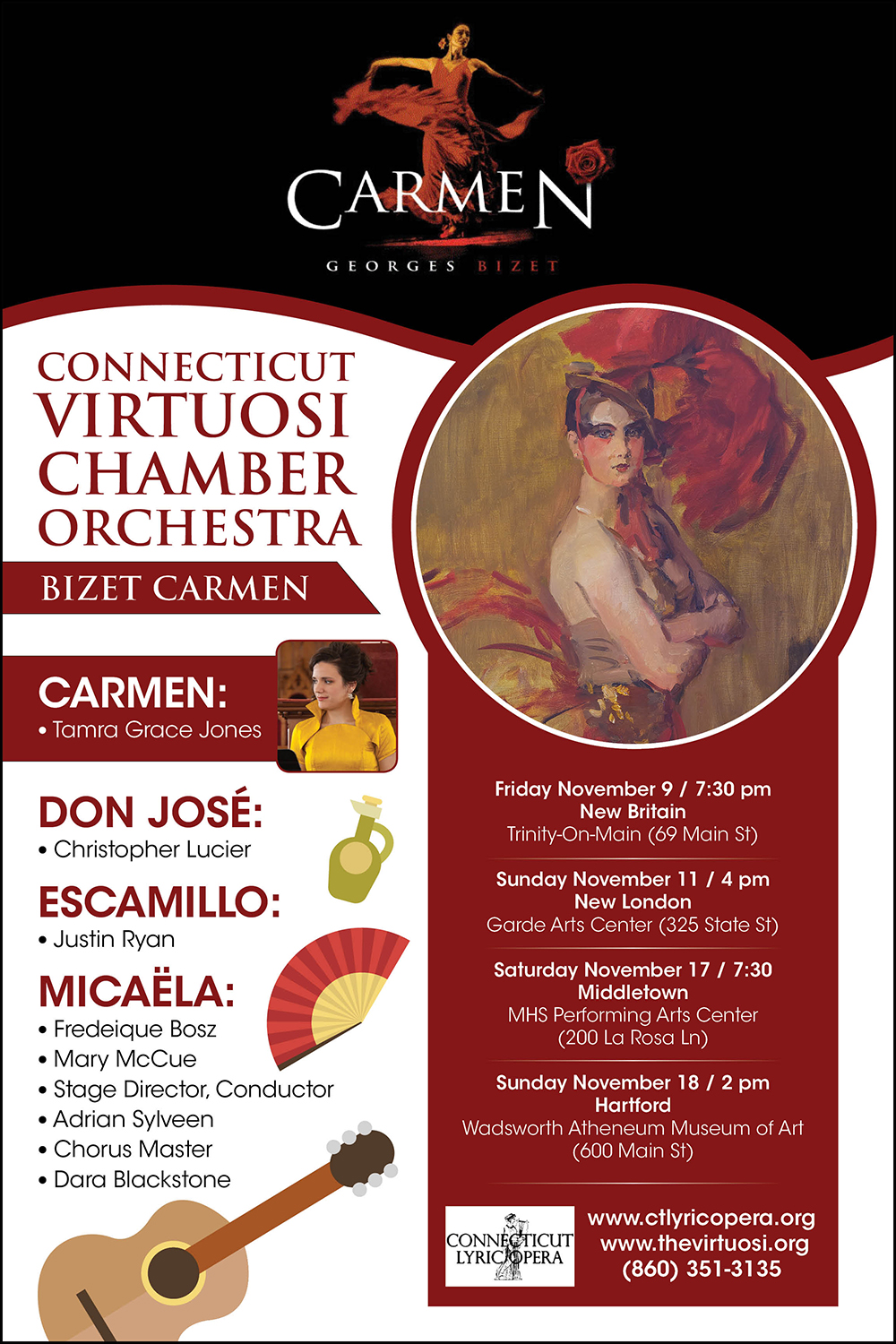 Design de Poster par Samraj 2 pour Connecticut Virtuosi Chamber Orchestra, Inc.  | Design #19899781