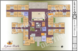 Senior living business needs color floor plan for marketing  | Grafik-Design von DA.
