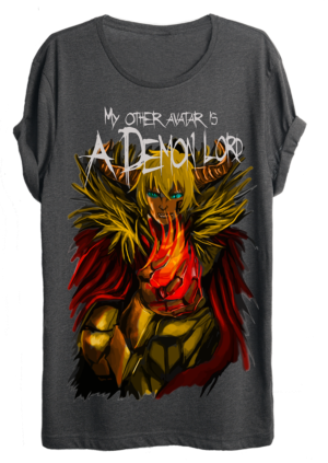 Anime Inspired Demon Lord T-Shirt Design | Diseño de Camiseta por dundun