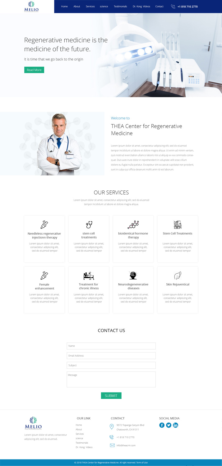 Diseño Web por looptriks para Beverly Hills Wellness Group | Diseño #19908804