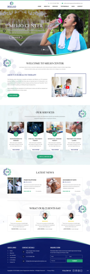 Web Design by pb for Beverly Hills Wellness Group | Design: #19901464