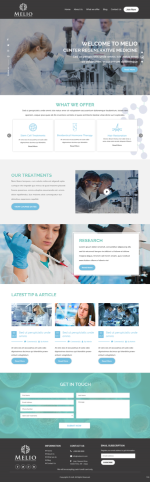 Web Design by pb for Beverly Hills Wellness Group | Design: #19901466