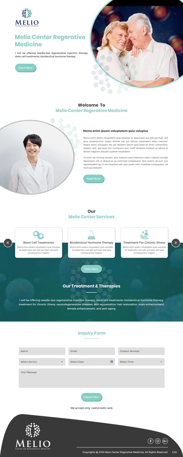 Web Design by pb for Beverly Hills Wellness Group | Design #19901468