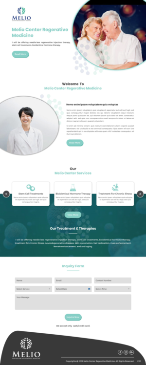 Web Design by pb for Beverly Hills Wellness Group | Design: #19901468