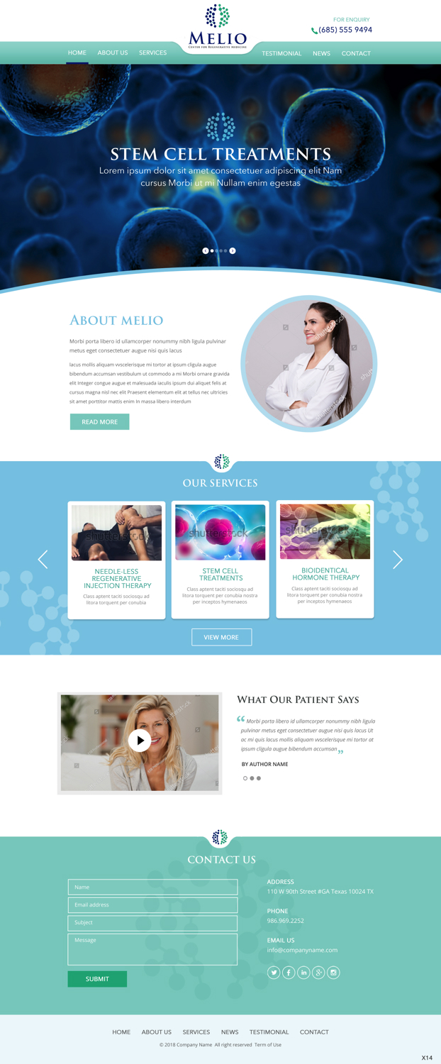 Web Design by pb for Beverly Hills Wellness Group | Design: #19901479