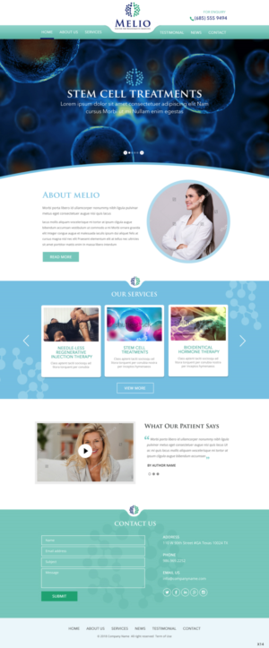 Web Design by pb for Beverly Hills Wellness Group | Design: #19901479