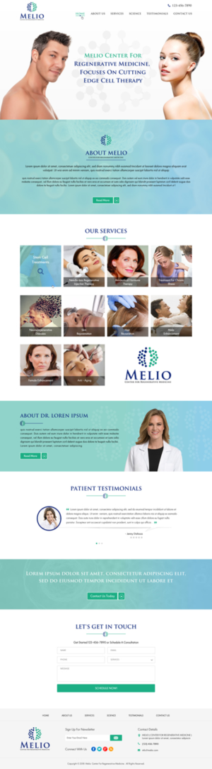 Web Design by Sbss for Beverly Hills Wellness Group | Design: #19909346