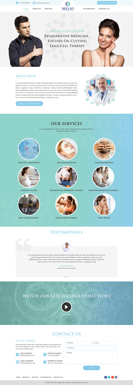 Web-Design von Sbss für Beverly Hills Wellness Group | Design #19909879