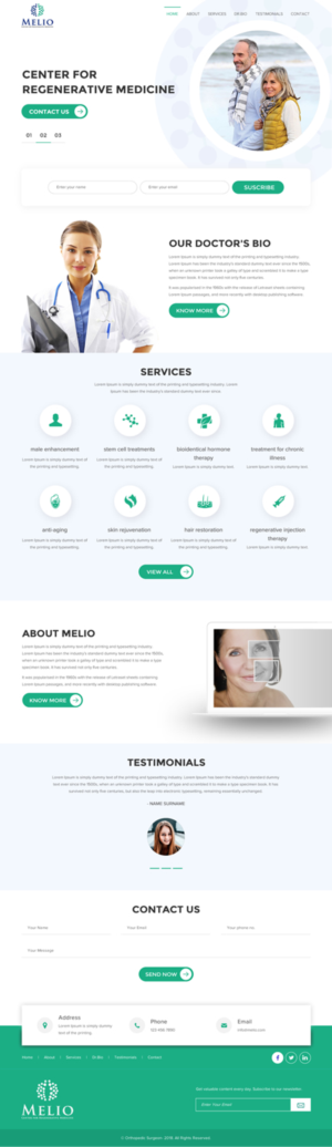 Web-Design von rightway für Beverly Hills Wellness Group | Design: #19911422