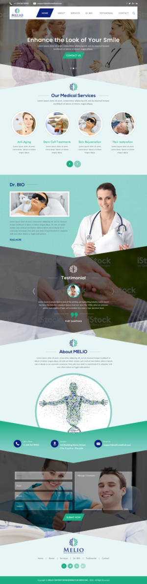 Web-Design von rightway für Beverly Hills Wellness Group | Design: #19911434