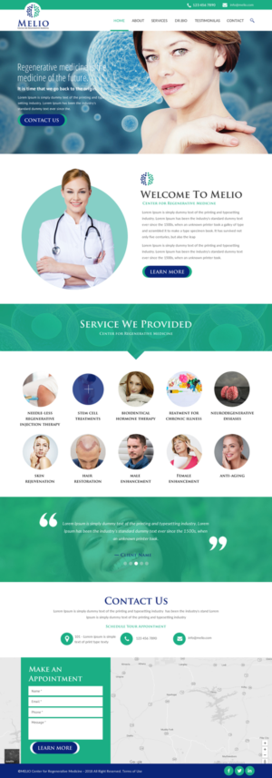 Web Design by rightway for Beverly Hills Wellness Group | Design: #19911437