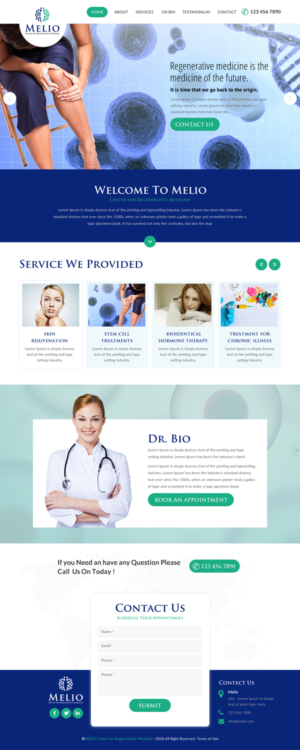 Web Design by rightway for Beverly Hills Wellness Group | Design: #19911438