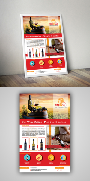 Wine Company Flyer Design | Flyer Design by ecorokerz