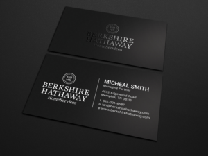 Design de Carte de Visite par Tripti Ranjan Gain pour Berkshire Hathaway Home Serives | Design : #19903543