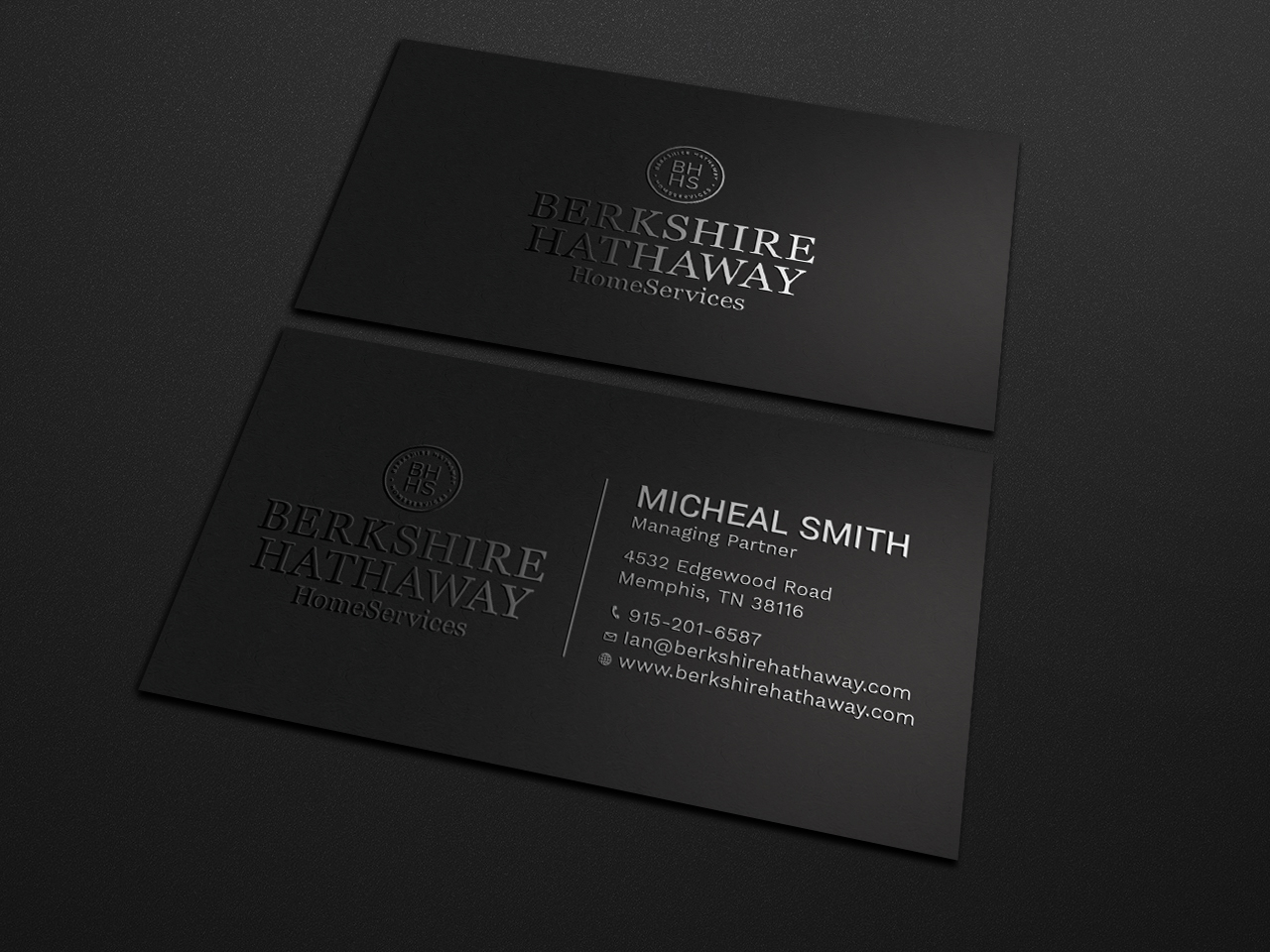Design de Carte de Visite par Tripti Ranjan Gain pour Berkshire Hathaway Home Serives | Design #19903544