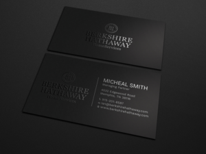 Design de Carte de Visite par Tripti Ranjan Gain pour Berkshire Hathaway Home Serives | Design : #19903544