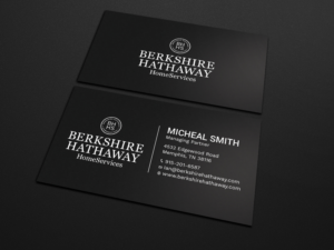 Design de Carte de Visite par Tripti Ranjan Gain pour Berkshire Hathaway Home Serives | Design : #19903545