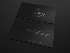 Design de Carte de Visite par Tripti Ranjan Gain pour Berkshire Hathaway Home Serives | Design : #19903548