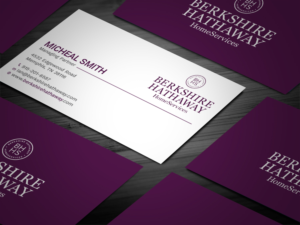 Design de Carte de Visite par Tripti Ranjan Gain pour Berkshire Hathaway Home Serives | Design : #19903549