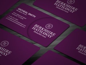 Design de Carte de Visite par Tripti Ranjan Gain pour Berkshire Hathaway Home Serives | Design : #19903554