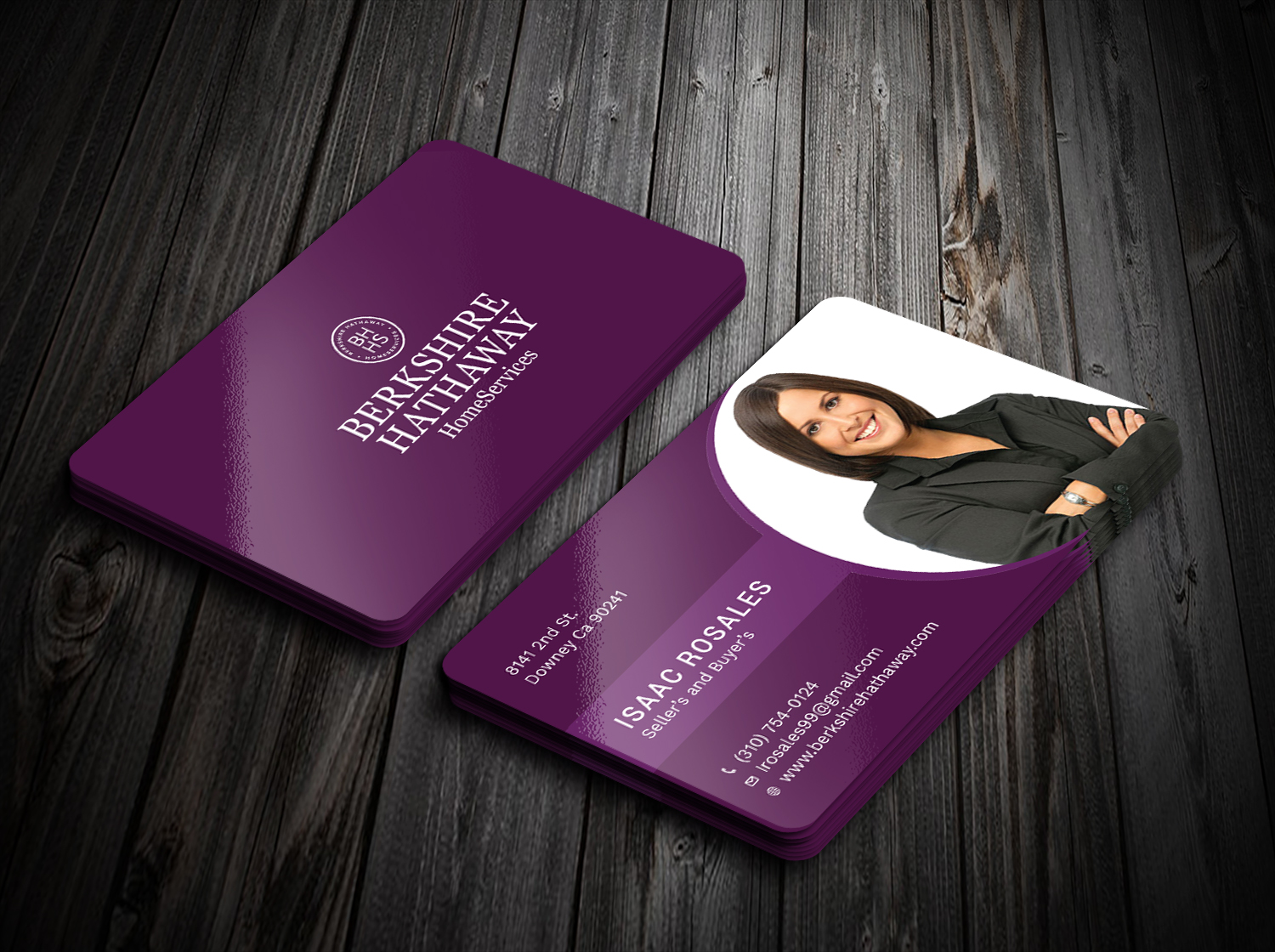 Business Card Design by Tripti Ranjan Gain for Berkshire Hathaway Home Serives | Design #19904729