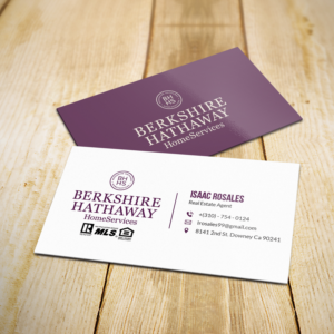 Design de Carte de Visite par Sujan4art pour Berkshire Hathaway Home Serives | Design : #19903715