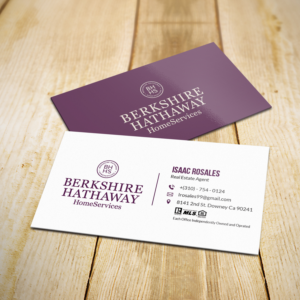 Design de Carte de Visite par Sujan4art pour Berkshire Hathaway Home Serives | Design : #19903738