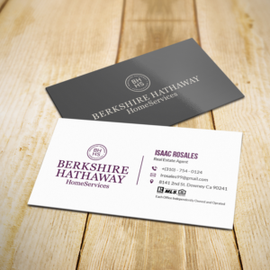 Design de Carte de Visite par Sujan4art pour Berkshire Hathaway Home Serives | Design : #19903748