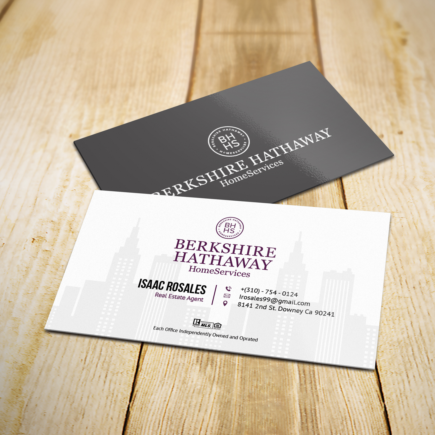 Business Card Design by Sujan4art for Berkshire Hathaway Home Serives | Design #19909236